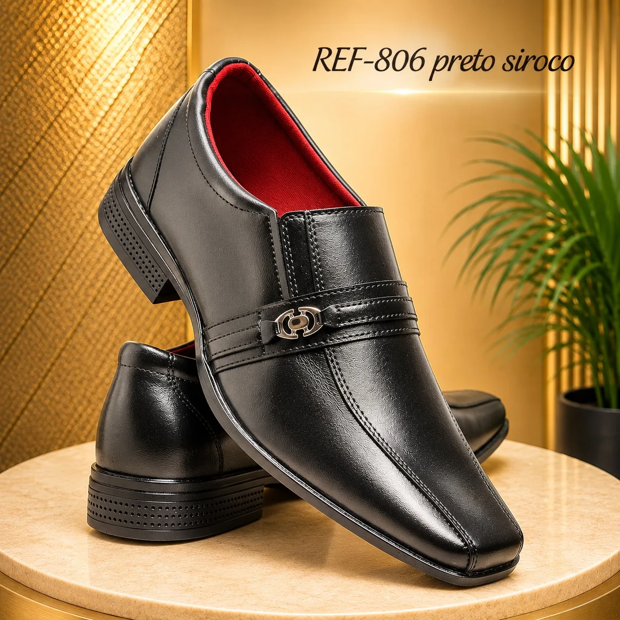 Arte do sapato social REF-806, preto
